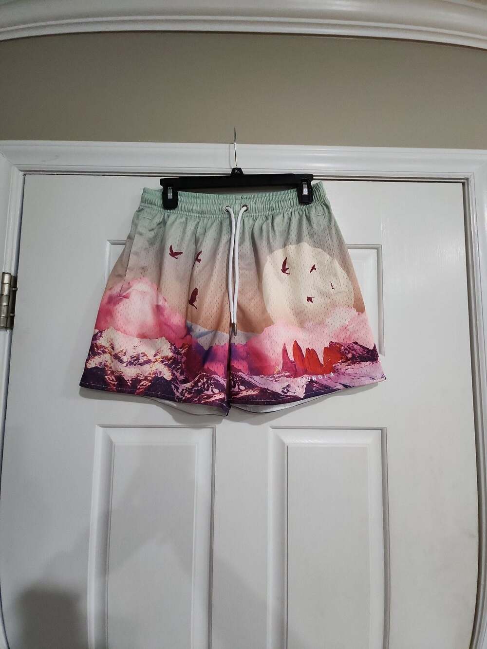 YoungLA Graphic Mesh Athletic Shorts